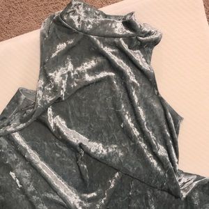 Tank summer velvet top